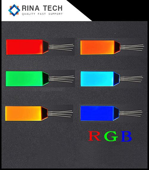 Komponen pemancar cahaya panel lampu latar RGB